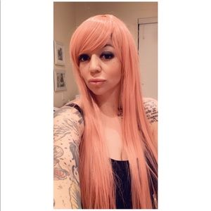 Pretty pink Cosplay wig